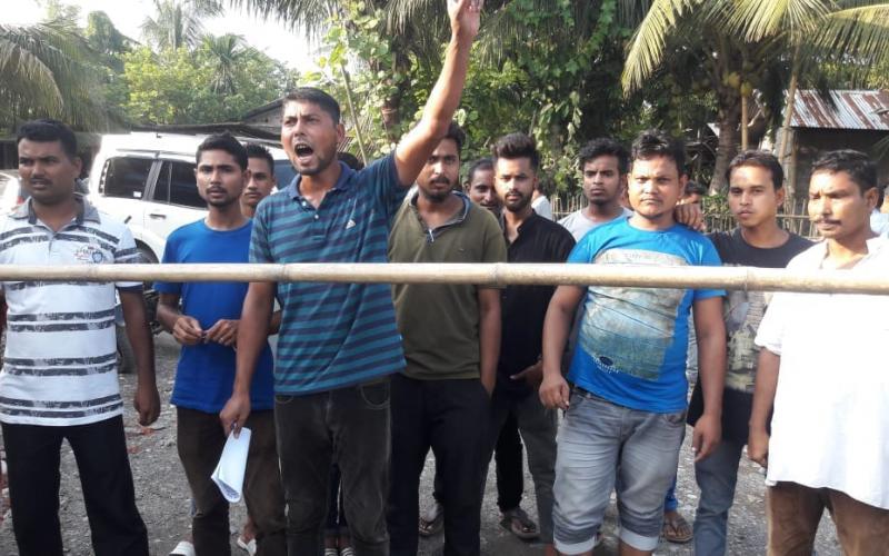 নিলম্বিত বন বিষয়াক পুনৰ নিযুক্তিৰ প্ৰতিবাদ গৰিয়া মৰিয়া দেশী জাতীয় পৰিষদ