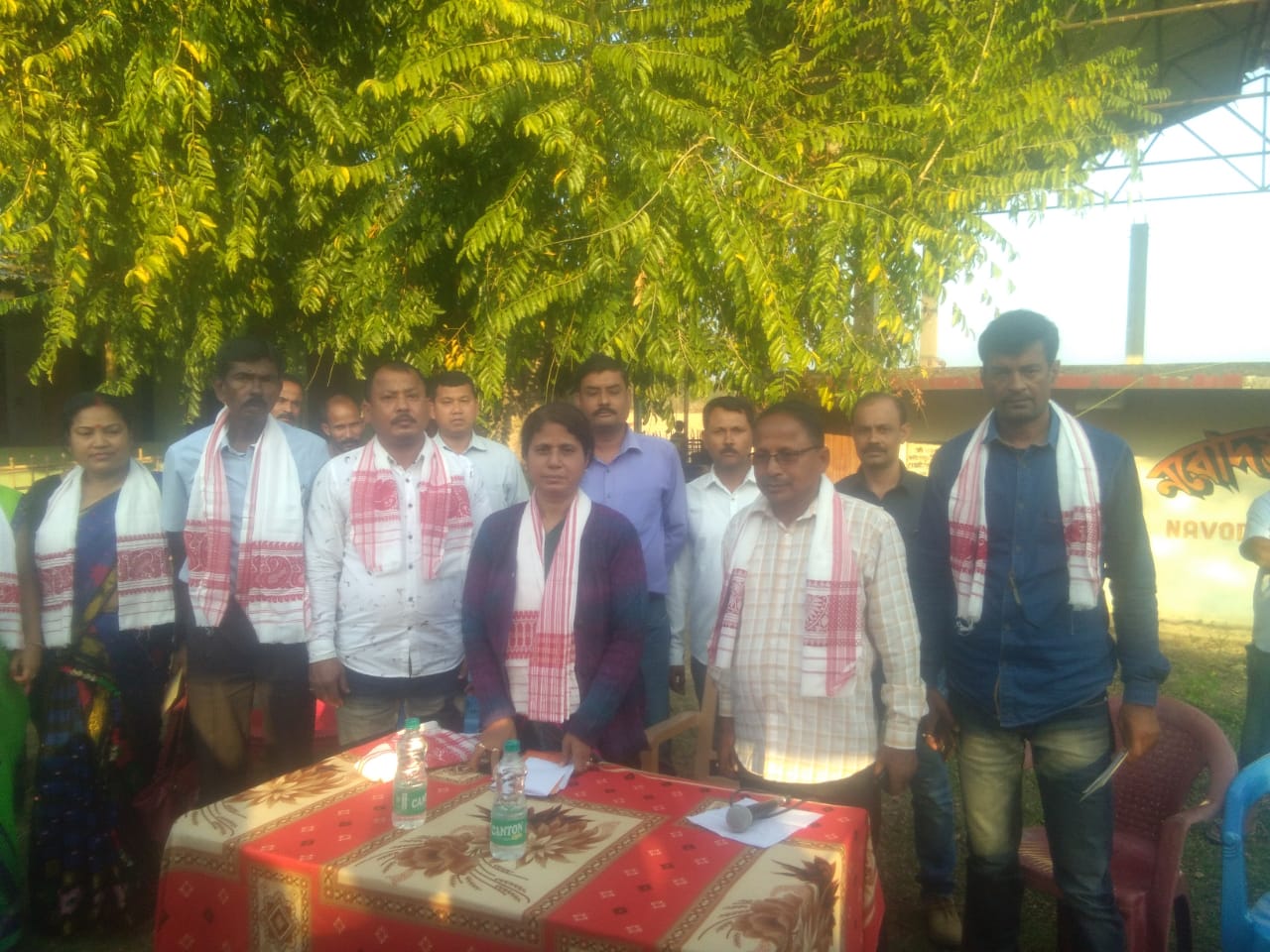 অজন্তা১নেওগৰ১পথৰ১আধাৰশিলা১স্থাপন১ো১বহু১বিজেপি১কৰ্মীৰ১কংগ্ৰেছত১যোগদান