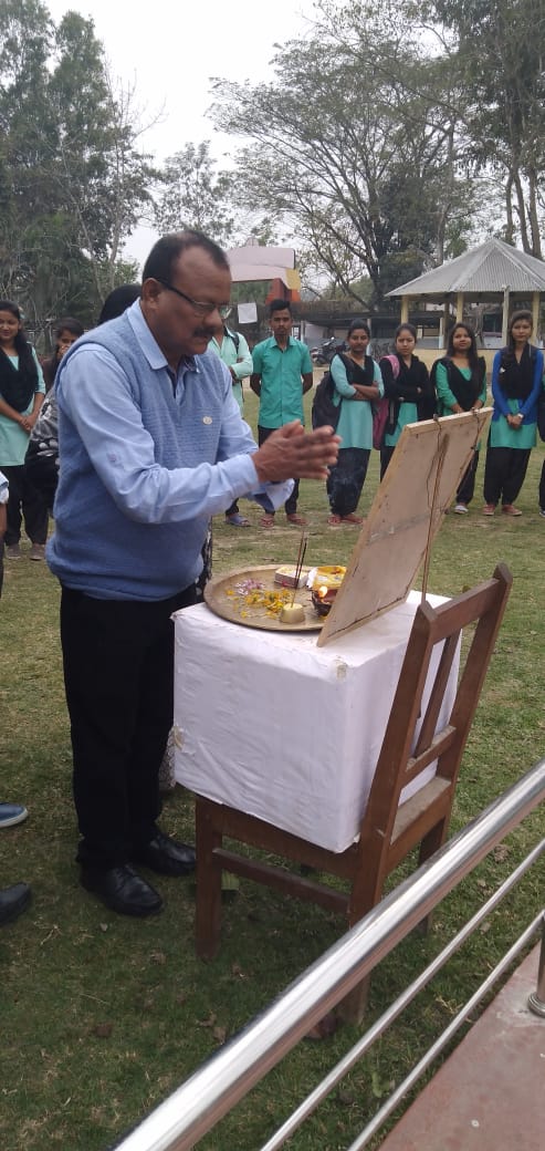 জালাহৰ বি বি কিষাণ কলেজত কাশ্মীৰত নিহত ছহিদলৈ শ্ৰদ্ধাঞ্জলি