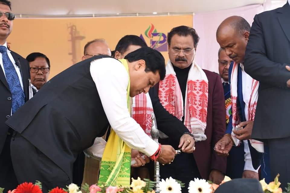 বইটামাৰীৰ ঢাকনাবাৰীত ফৰ্মেলিন প্ৰকল্পৰ আধাৰশিলা স্থাপন মুখ্য মন্ত্ৰীৰ