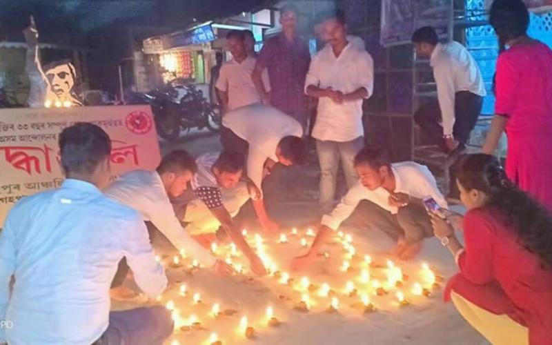 গহপুৰত স্বাধীনতা দিৱসৰ প্ৰাক্ক্ষণত অসম আন্দোলনৰ ছহিদক স্মৰণ