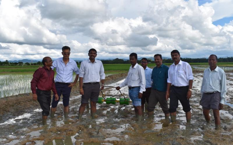 আন্তৰ্জাতিক ধান গৱেষণা প্ৰতিষ্ঠান আৰু অসম কৃষি বিশ্ববিদ্যালয়ৰ কৃষক প্ৰশিক্ষণ আৰু প্ৰযুক্তিৰ প্ৰদৰ্শন
