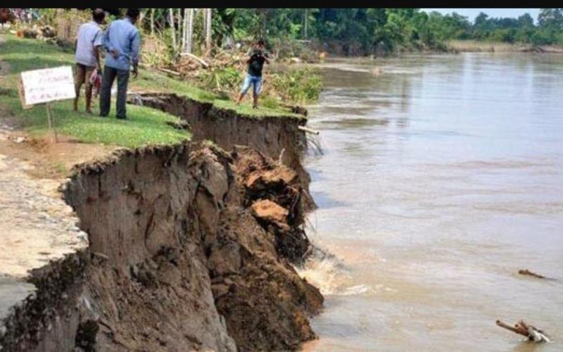 বেঁকী নৈৰ খহনীয়াত নিশ্চিহ্ন হোৱাৰ উপক্ৰম বৃহত্তৰ গোৱৰ্ধনা অঞ্চল