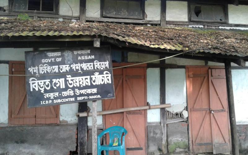 ৰঙিয়াত পশুচিকিৎসালয়ৰ দুৰৱস্থা