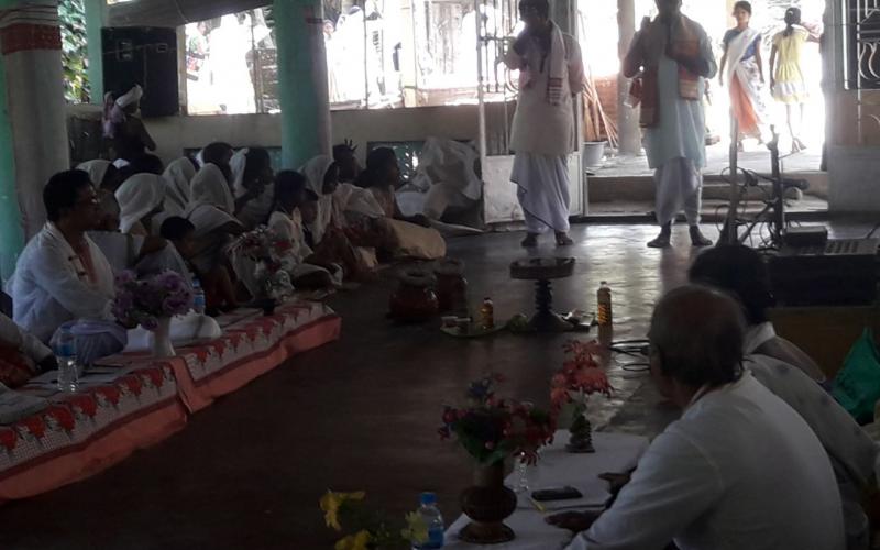 একশৰণ ভাগৱতী সমাজৰ গুৰু জয়ন্তীৰ সামৰণি