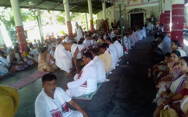 বেবেজীয়াৰ ২নং যুৰীয়া নামঘৰৰ "শৰাই এদিন" উদ্যাপন