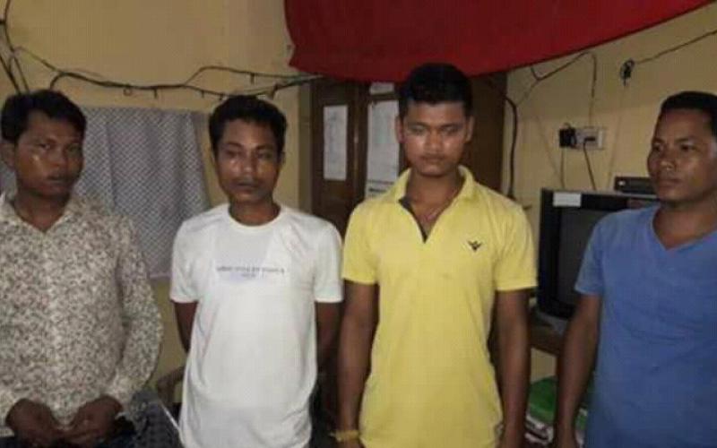 জখলাবন্ধাৰ আৰক্ষীৰ জালত চাৰি কেকোঁসাপ সৰবৰাহকাৰী