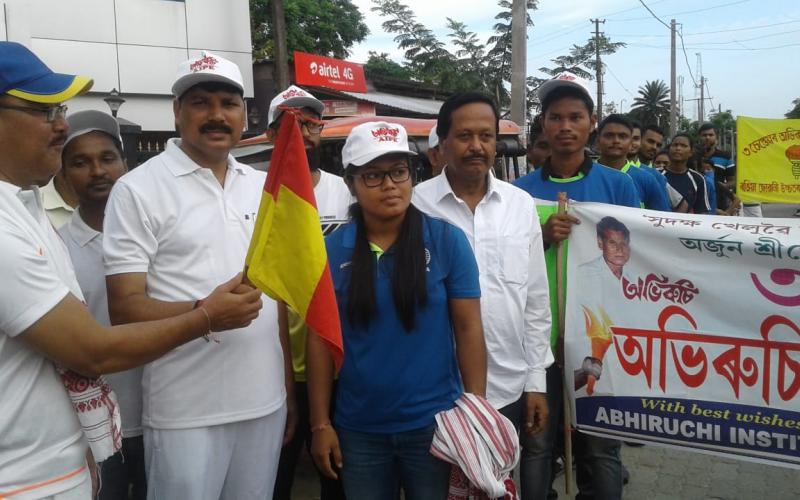 ৰঙিয়াত অভিৰুচি ক্ৰীড়া দিৱসত মন্ত্ৰী ভৱেশ কলিতা