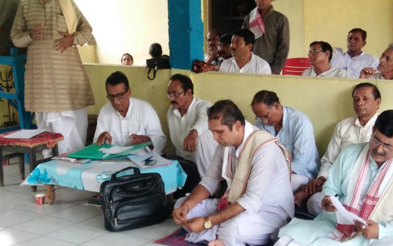 পুৰণিগুদামত নগাঁও জিলা ব্ৰাহ্মণ সমাজৰ কাৰ্যনিৰ্বাহক সভা