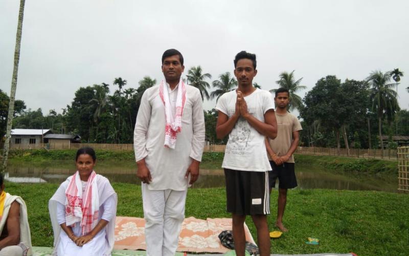 দৰঙৰ মৈজালীত তিনিদিনীয়া যোগ প্ৰশিক্ষণ শিবিৰৰ সামৰণি