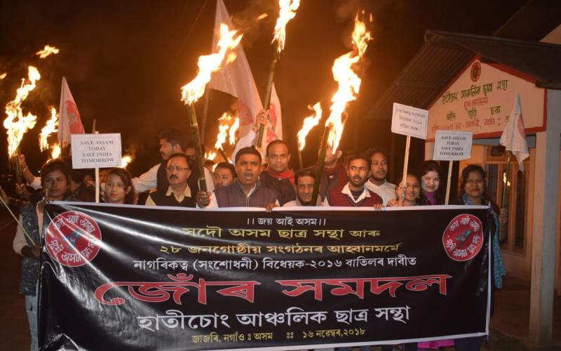 নগাঁৱৰ ডিমৌ-ফুলগুৰিত-জাজৰিত আছুৰ জোঁৰ সমদল