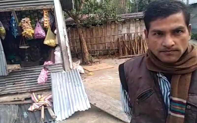 বাক্সাৰ নাগ্ৰিজুলিত বন্যহস্তীৰ সন্ত্ৰাস : দোকান ভাঙি খালে বয়-বস্তু