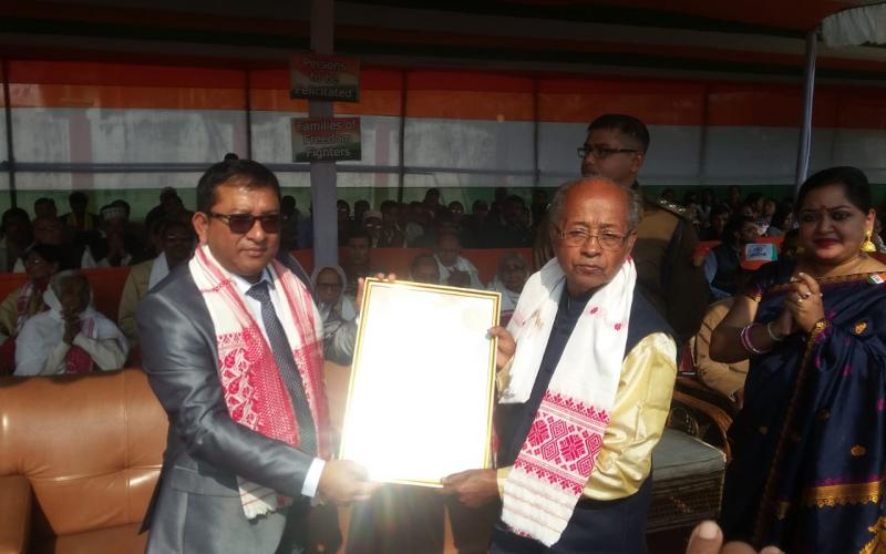 কলিয়াবৰত গণৰাজ্য দিৱস পালন