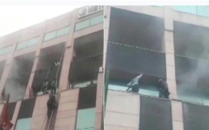 নয়ডাৰ মেট্ৰ' হাস্পতালত ভয়াৱহ অগ্নিকাণ্ড