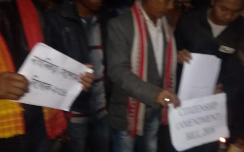 তামুলপুৰত আছুৰ নাগৰিকত্ব সংশোধনী বিধেয়কৰ প্ৰতিলিপি দাহ