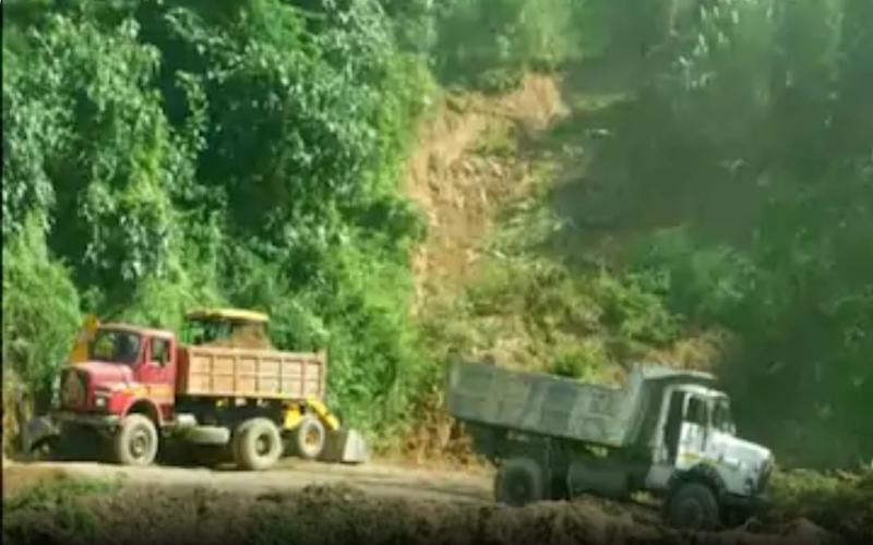 Kaziranga Hill destroying