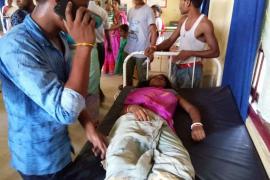 গহপুৰত ৰে'লে মহতিয়ালে কেঁচুৱাসহ মহিলাক