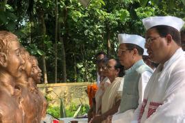 বঢ়মপুৰত কংগ্ৰেছৰ '৪২ৰ ছহিদক স্মৰণ
