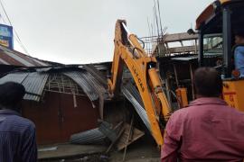 গোলাঘাটত উচ্ছেদ অভিযান অব্যাহত