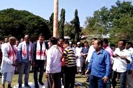 ৰণথলি বাগিচা উচ্চ মাধ‍্যমিক বিদ‍্যালয়ৰ ৰূপালী জয়ন্তীৰ ব‍্যাপক প্ৰস্তুতি : লাইখুঁটা স্থাপন