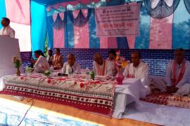  দৰঙৰ ঔতলাত শংকৰদেৱৰ আৱিৰ্ভাৱ মহোৎসৱ উপলক্ষে বৰ্ণিল ভাগৱত শোভাযাত্ৰা