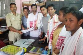 সতীনাথ বাৰালৰ বিৰুদ্ধে সোচ্চাৰ শংকৰ সংঘৰ ৰঙিয়া শাখা-অসম জাতীয় দল