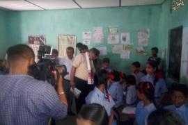 লতাশিল প্ৰাথমিক বিদ্যালয়ত শিক্ষকৰ ৰূপত শিক্ষামন্ত্ৰী