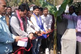 কুমাৰীকাটা সাপ্তাহিক বজাৰৰ মাজত ৫০ লাখটকীয়া পথ মুকলি